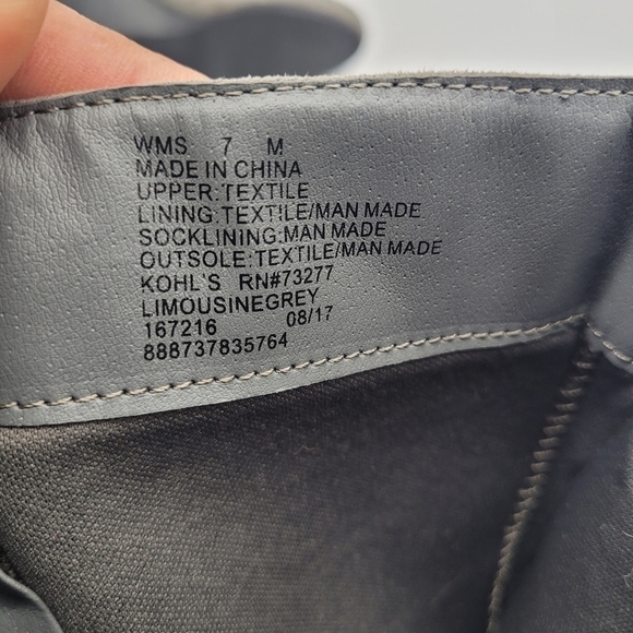 So Authentic American Heritage Women’s 7 M Boots LIMOUSINE Grey - Picture 10 of 15